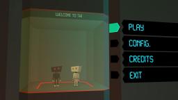 Twin Robots Title Screen